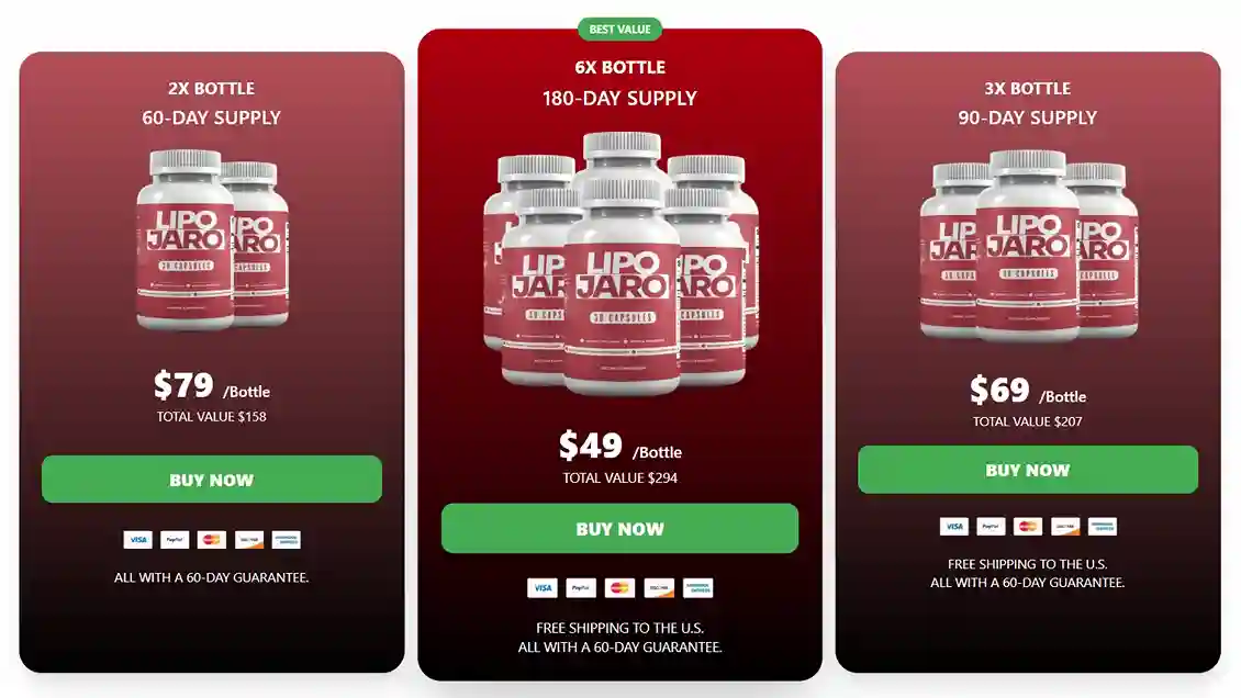 LipoJaro price